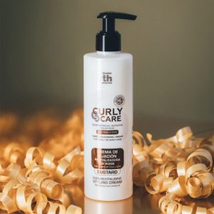 Th Pharma Crema de fijación revitalizadora de rizos sin aclarado Custard Curly Care